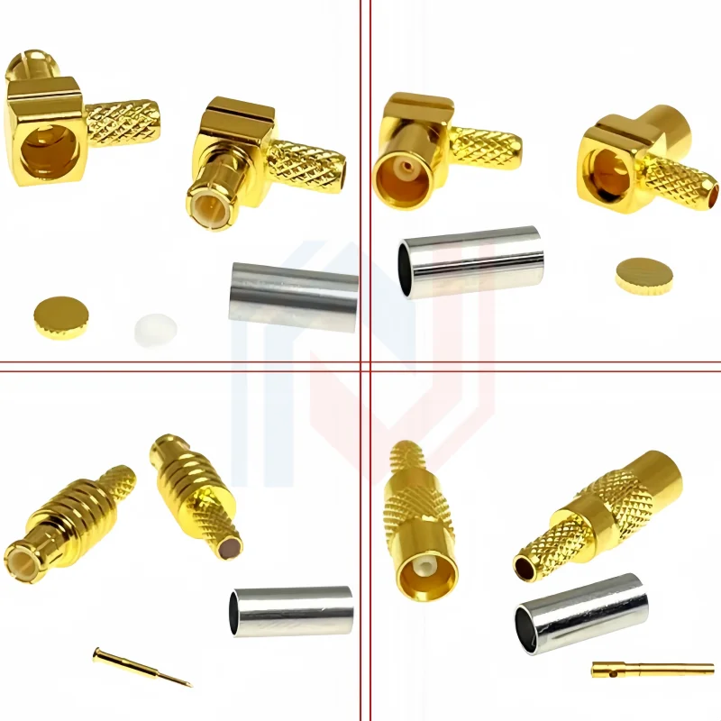 

MCX «папа-мама» разъем RF коаксиальный разъем обжимной для кабеля RG316 прямой прямоугольный позолоченный терминал