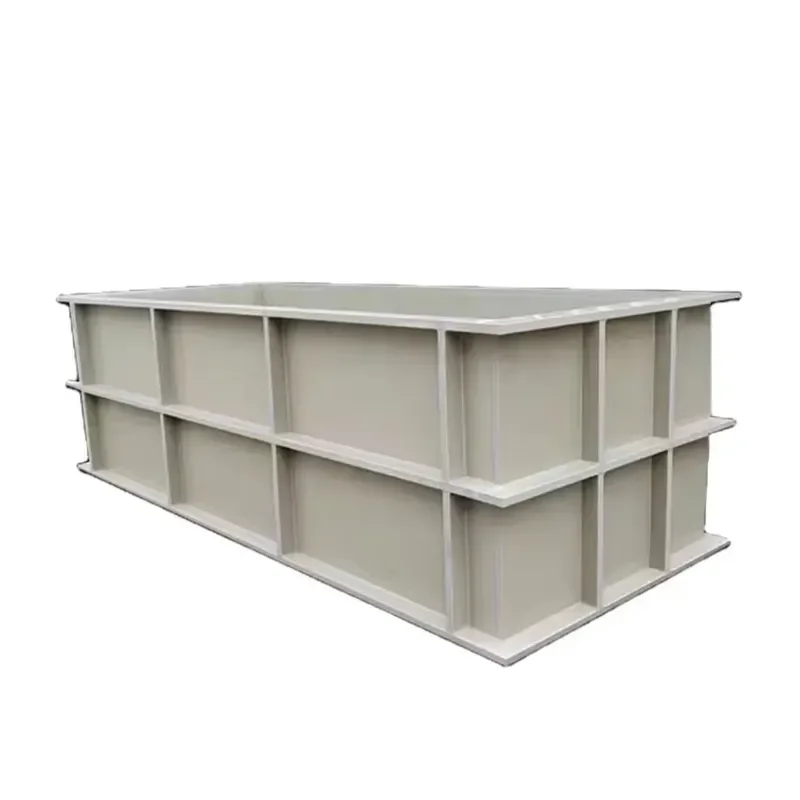 Custom High Purity Virgin Polypropylene Industrial Water Tank for Electroplating Acid Washing Filtration Sedimentation