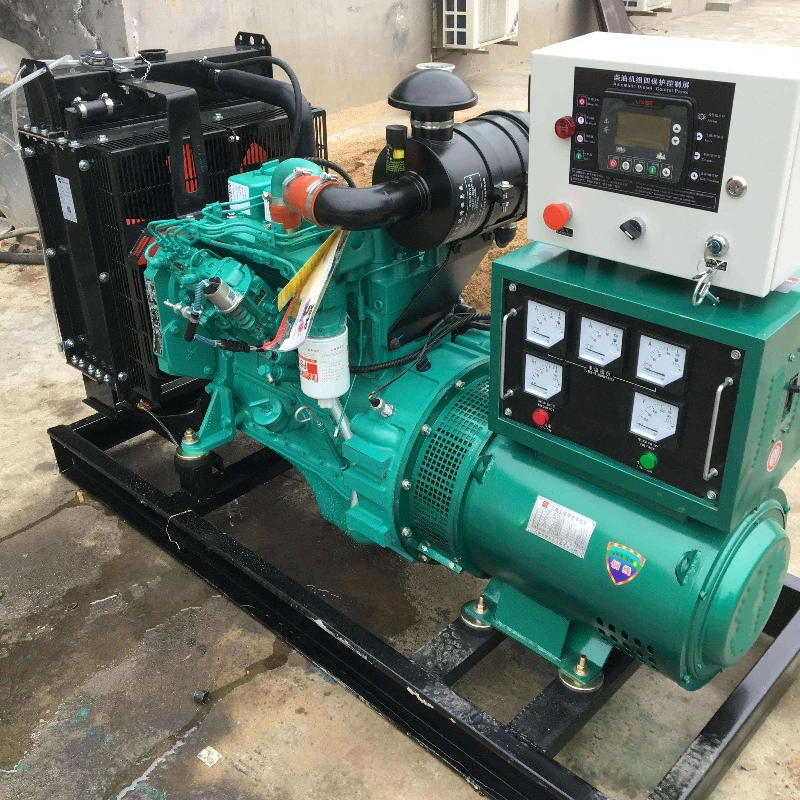 Heavy Duty Three Phase Generator Set 50kW Diesel Power Generator with Open Frame Heavy Duty Alternator for Mining Work