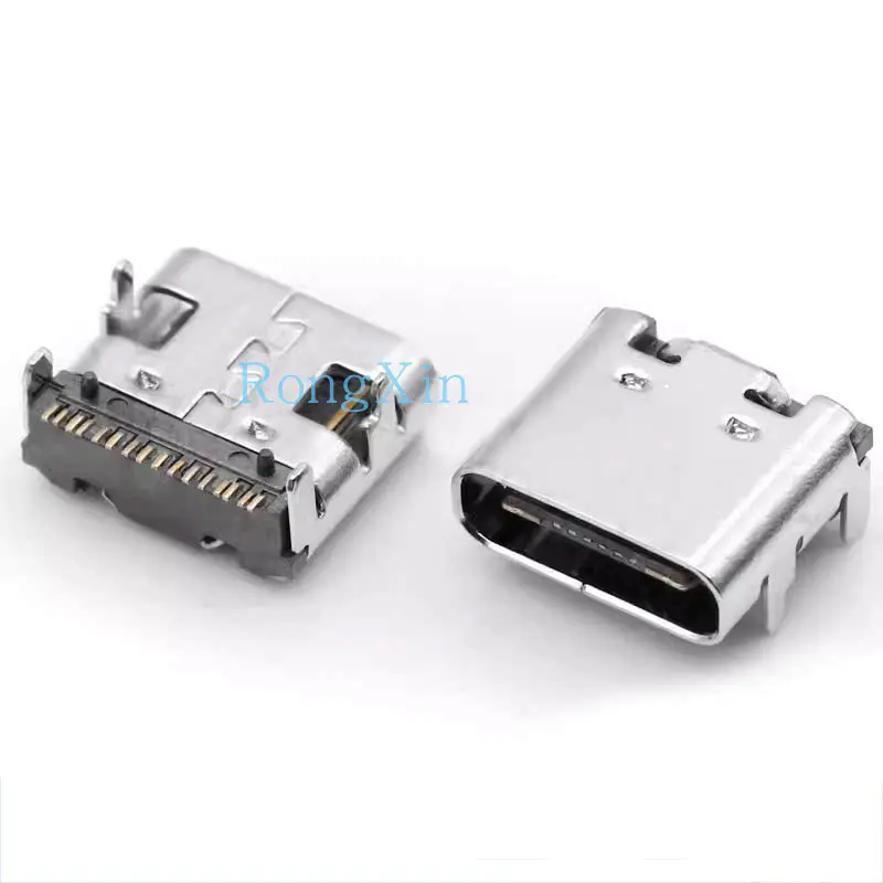 

100 шт./компл. USB 3.1 Type-C разъем-адаптер, 16-контактный, простой 4-контактный, высокоточный, быстрый интерфейс передачи данных HD