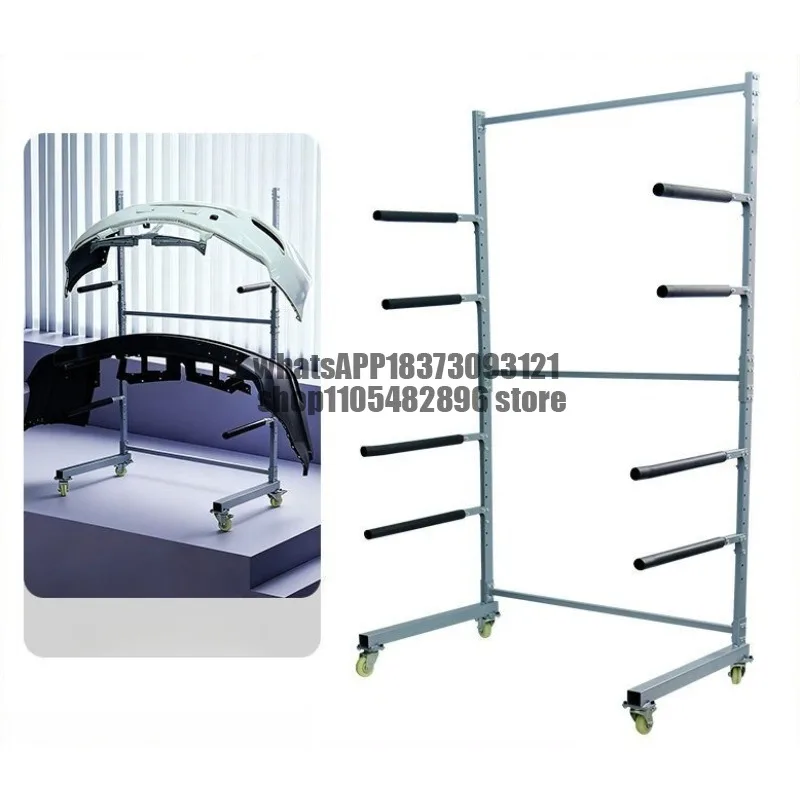 Multi-layer bumper storage rack, storage rack, auto repair shop spray paint storage rack
