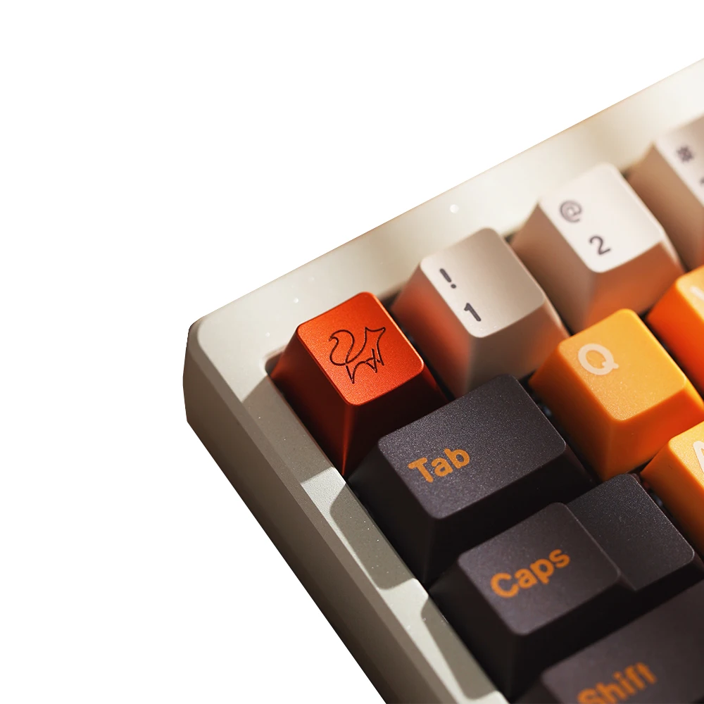 

Mechanical Keyboard Keycaps ESC Keycaps Cherry Profile R4 Anime Gaming Key Cap Cute Fox Customized Personalized Caps