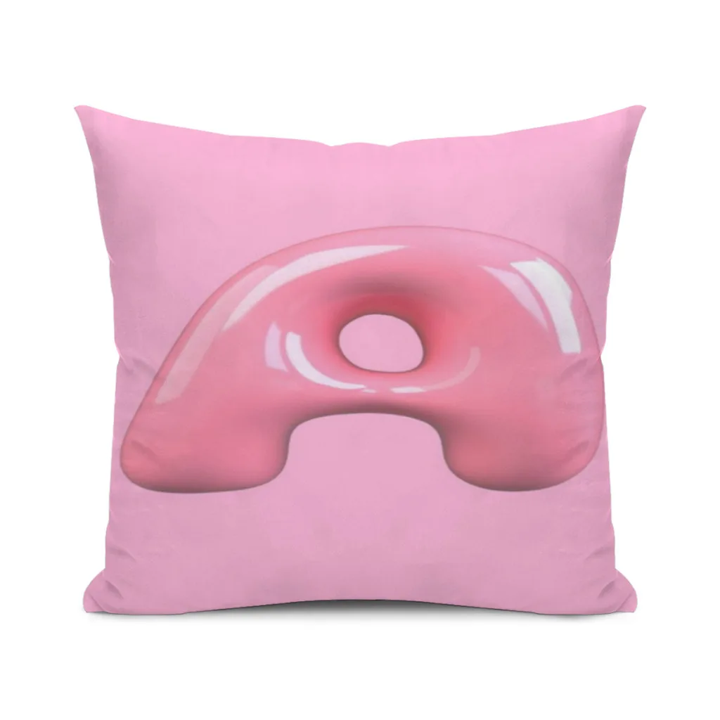 3D Effect Letters Pillow Cushion Case  Dakimakura Cover Decorative Sleeping 45x45cm