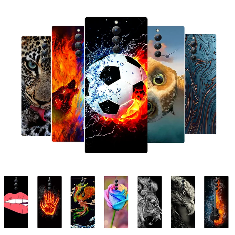 لغطاء ريد ماجيك 8S برو بلس، كرة قدم، حافظة خلفية سيليكون ناعمة، لزي تي إي نوبيا ريد ماجيك 8S برو، غطاء هاتف، ماجيك 8 إس برو بلس