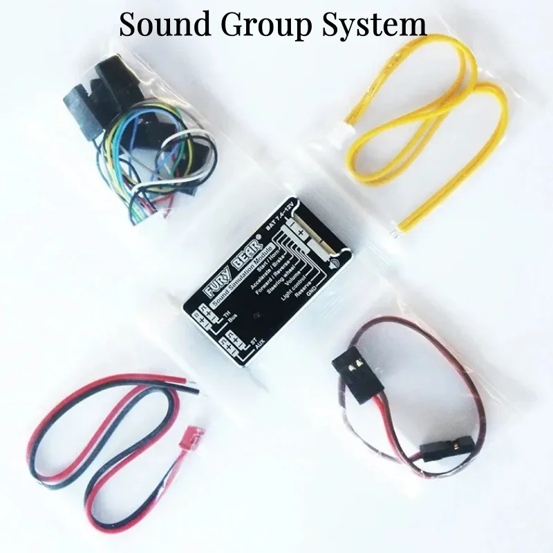 Sound Simulation Module Tamiya 1/14 Remote Control Tractor RC Trucks Sound Group System for Scania R730 MAN VOLVO Benz