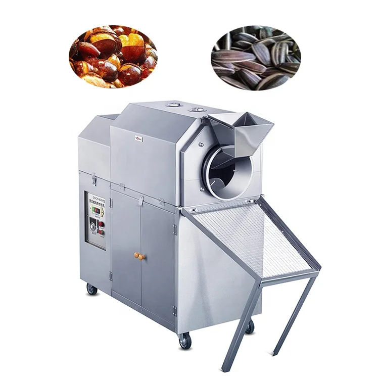 Industrial Nuts Fried Equipment Peanut Sesame Sunflower Seeds Roasting Machine Groundnut Chili Spice Roaster Oven