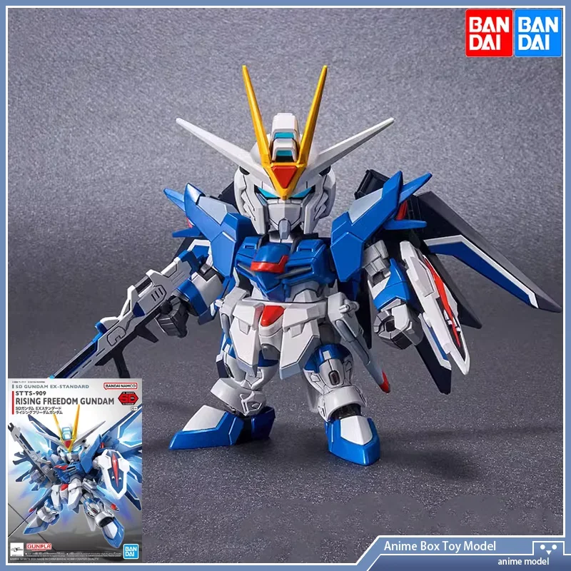 

Gundam Bandai SDEX 66286 020 SEED STTS-909 RISING FREEDOM EX-STANDDARD Assembly Anime Figure Toy Gift Original Product