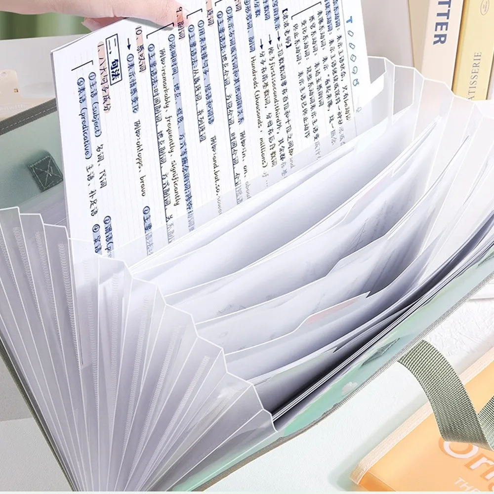 

13 Layers Expanding File Bag Multifunctional Waterproof Document Bag Portable Dirtyproof Work Collection Organizer