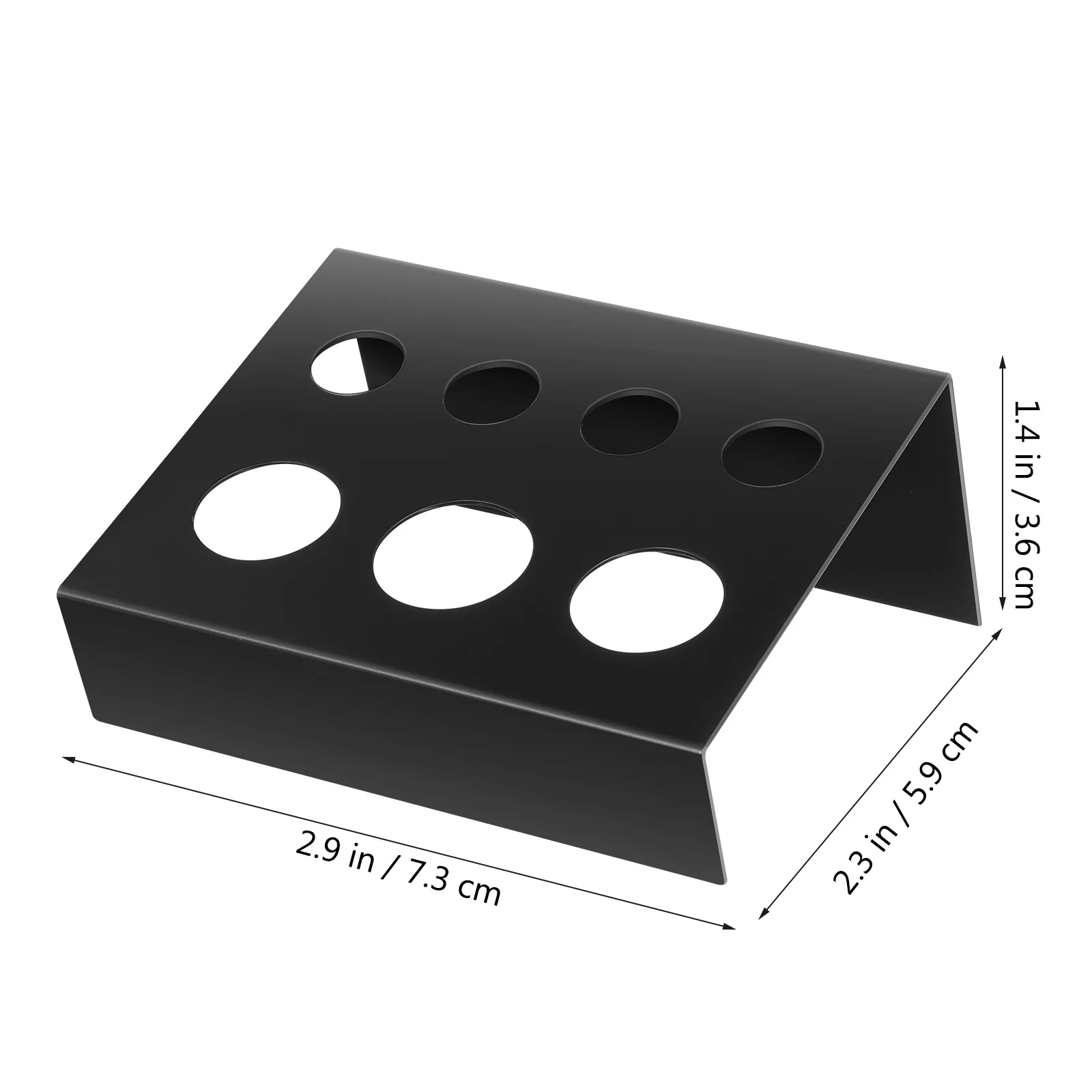 

1pc Pigment Rack Oval Portable Holder For Tattoo Eyebrow Lip Work Durable Pp Material Professional Salon Use Ink Cup Stand