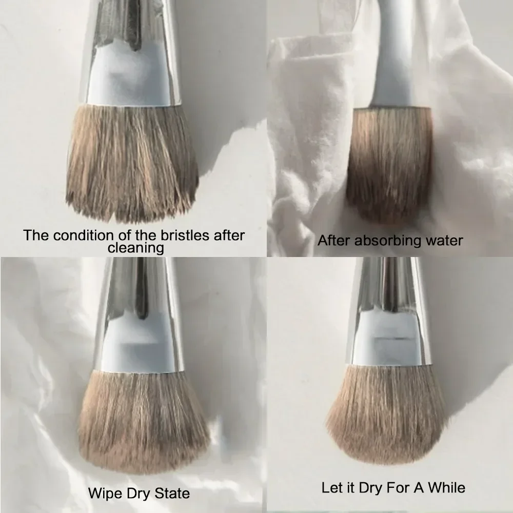 Zestaw 9 pędzli do makijażu Ice Crystal, profesjonalne pędzle do różu i cieni do powiek, wysokiej jakości estetyczne narzędzia kosmetyczne