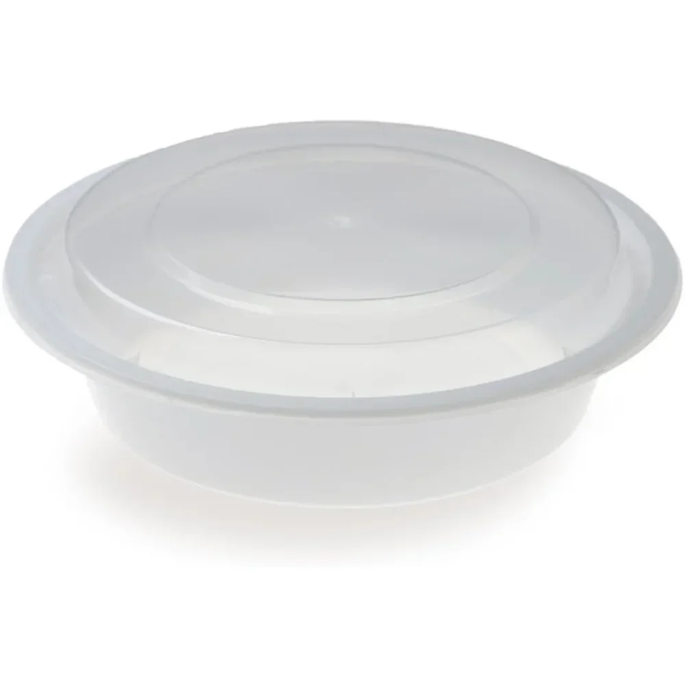 

-100 микроволновых печей, выносные коробки для еды, прозрачные пластиковые крышки в комплекте, не содержит BPA, пластиковые коробки для еды для общественного питания, одноразовые