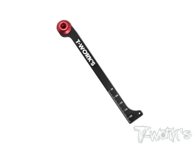 TWORKS CNC 1/8 Buggy Shock Stroke en Rebound Gauge Opschorting lengte meetregel voor 1/8 GT Buggy Tuggy off-road RC tool