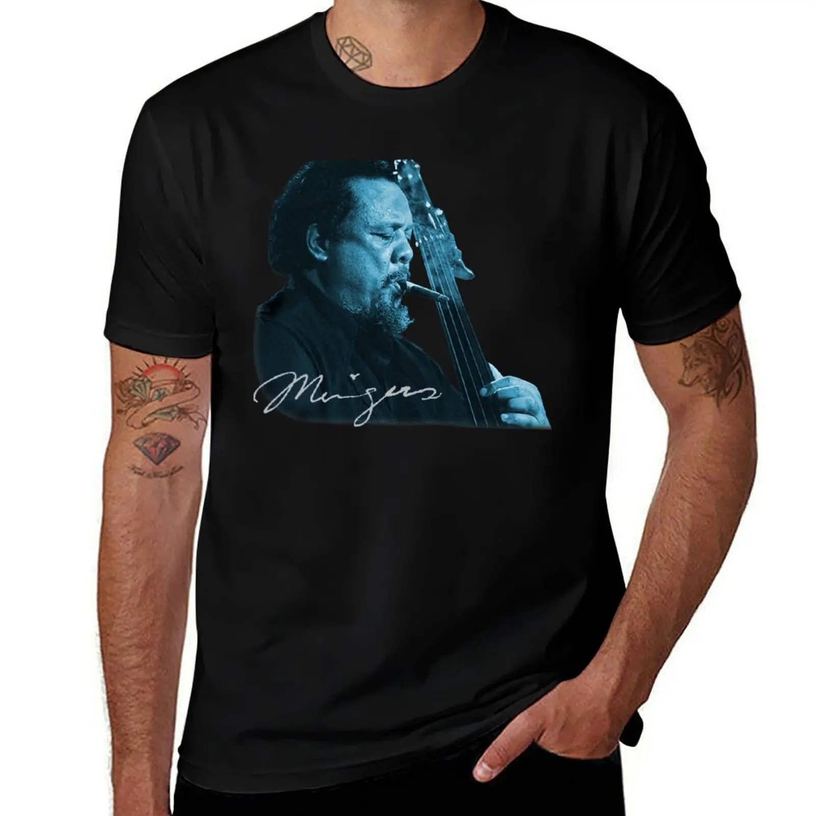 

Charles Mingus T-Shirt cotton t shirt pack funny t shirts dark humor T-Shirt