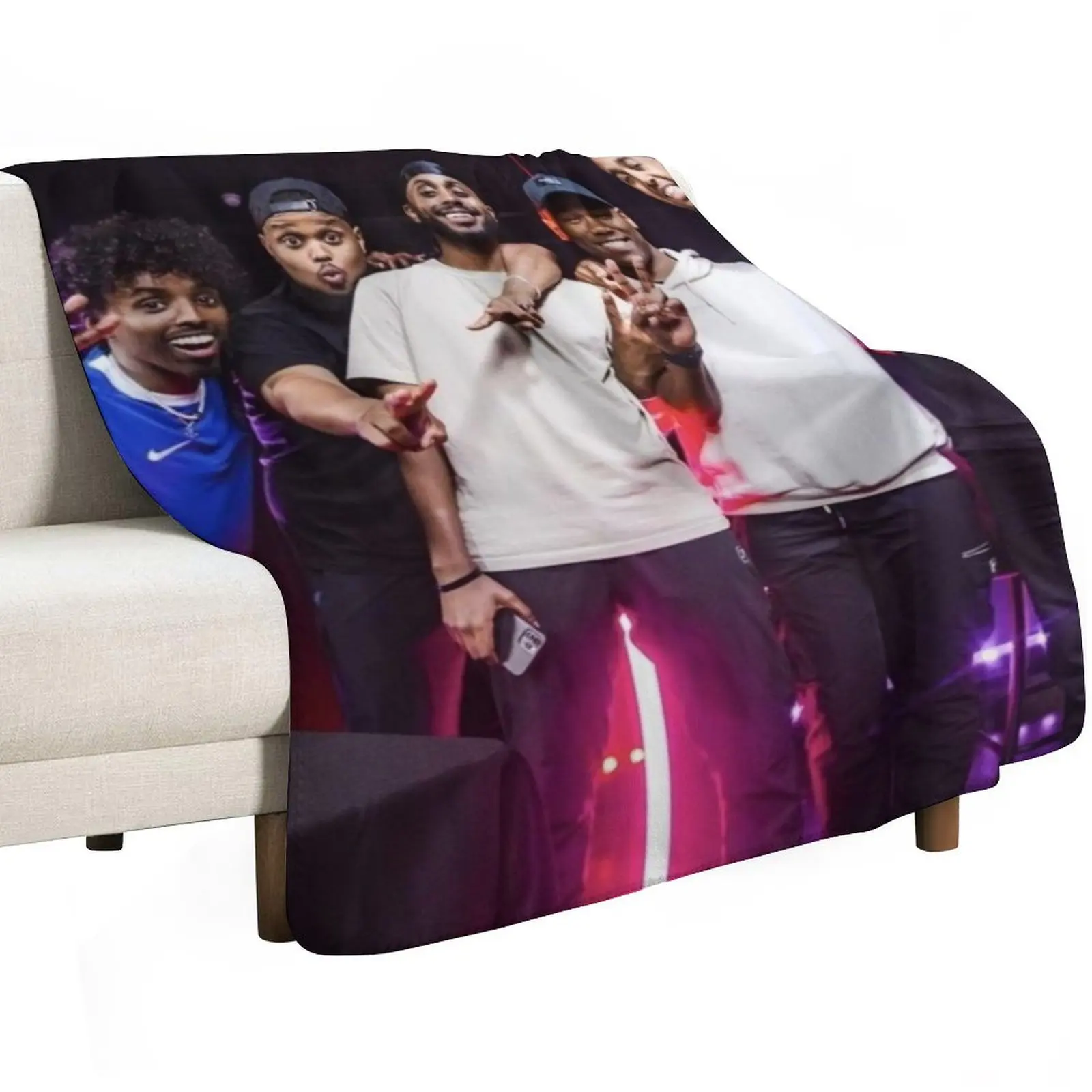 Beta Squad team Throw Blanket Soft Plaid Hairy Flannels Polar Blankets For Sofas Hairys Blankets