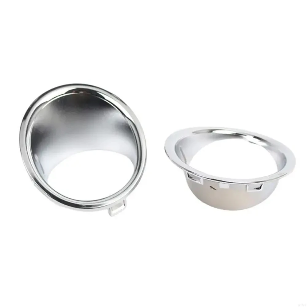 

​2Pcs Car Front Fog Lamp Bezel Cover Frame for Mini Cooper R55 R56 R57 2007 2008 2009 2010 2011 51112753661 51112753662