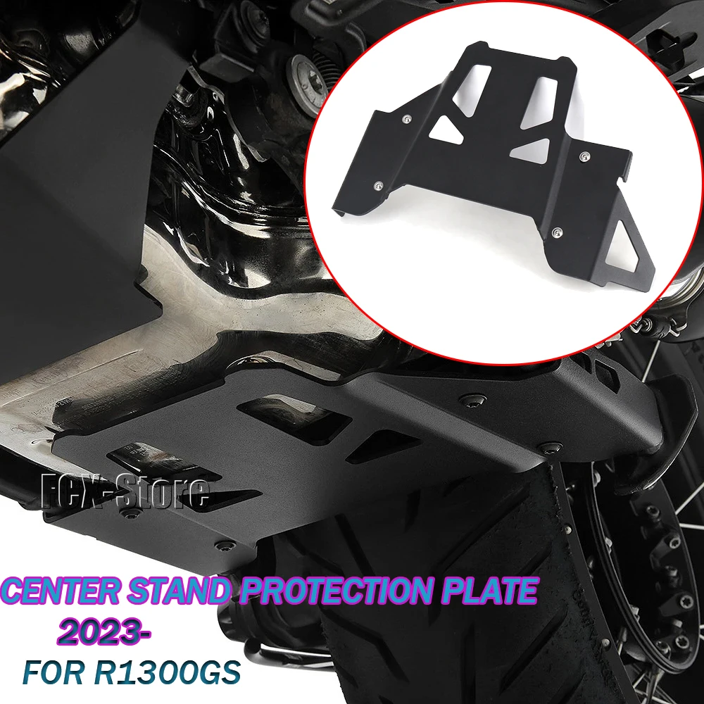 For BMW R 1300 GS r1300gs R1300 GS R1300GS R 1300GS 2023 2024 New Motorcycle Accessories Black Center Stand Protection Plate