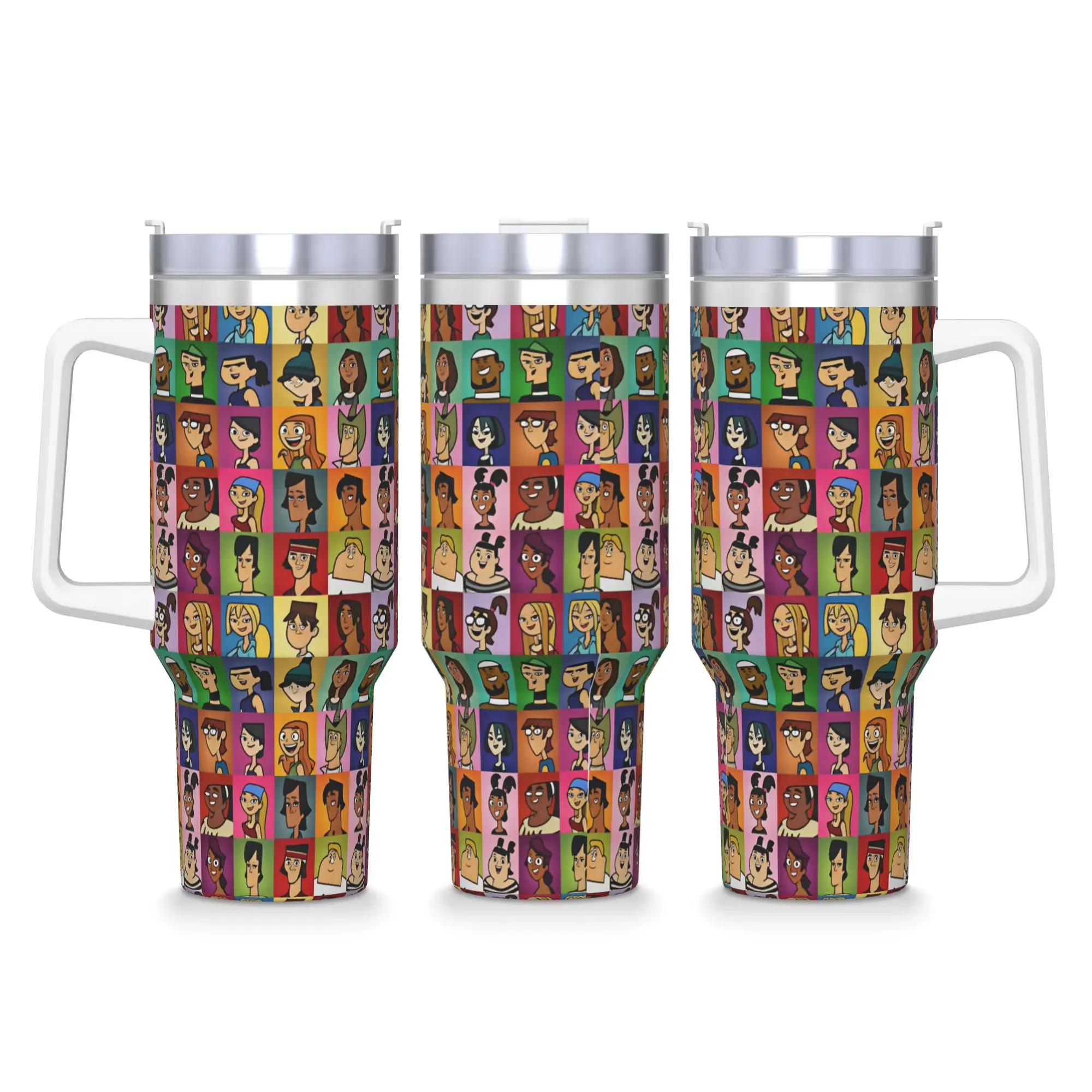 Totals Dramas Characters Stainless Steel Tumbler Beach Mugs Cup Large Coffee Mug Heat Preservation Cold and Hot Water Bottle