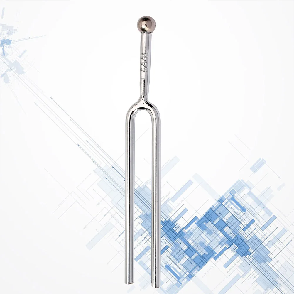 

440Hz Tuning Fork Musical Instrument Guitar Violin Silver A Tone Durable Material Sound Performance Shell Protection Home Travel