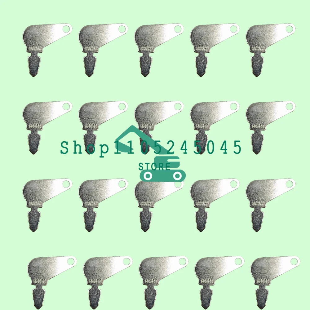 20pcs 83353 New Keys for Kubota Construction Ignition/Heavy Equipment Key Set