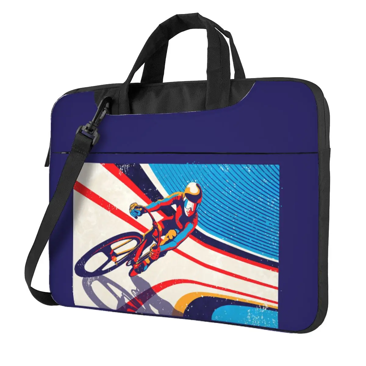

Ретро трек велосипедный принт плакат через плечо сумка для ноутбука чехол сумка для компьютера устойчивая защитная сумка для ноутбука для Macbook Pro