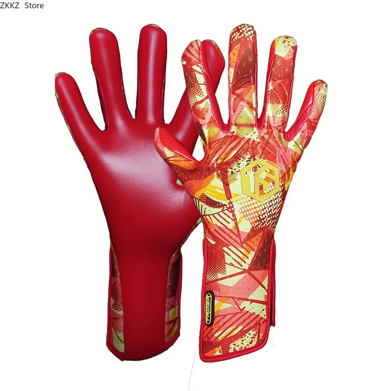 Professional Football Goalkeeper Gloves Kids Adults Latex Thickened Protection Child Goalkeeper Teenager Goalie Soccer Gloves