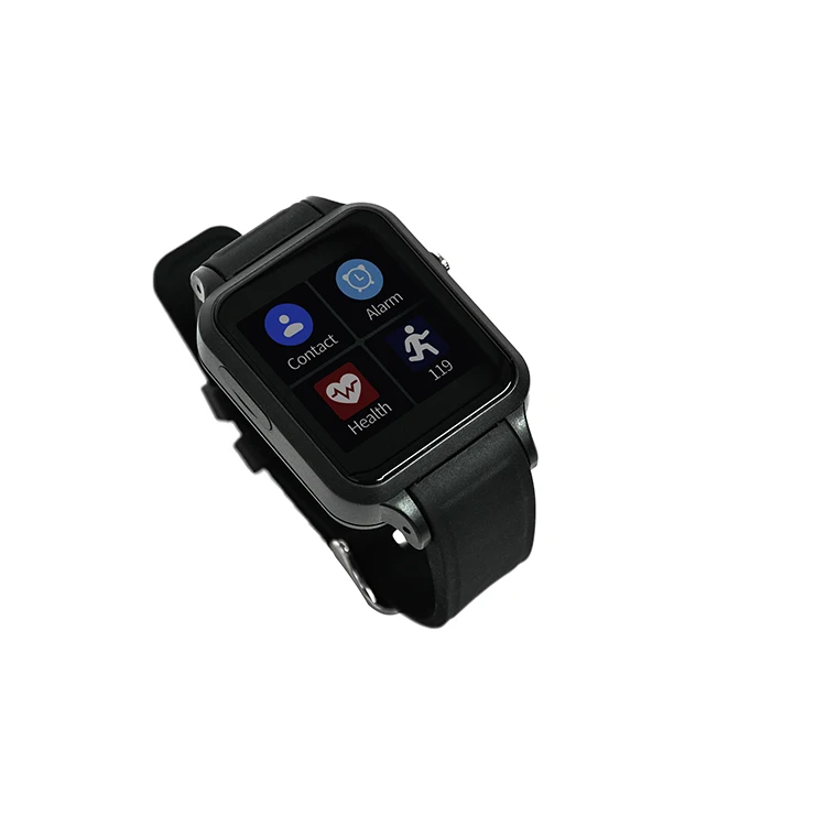 Bracelet de montre intelligente GPS avec capteur de température, 4G, SOS, appel d'urgence, détection de chute pour les enfants âgés, persévérance