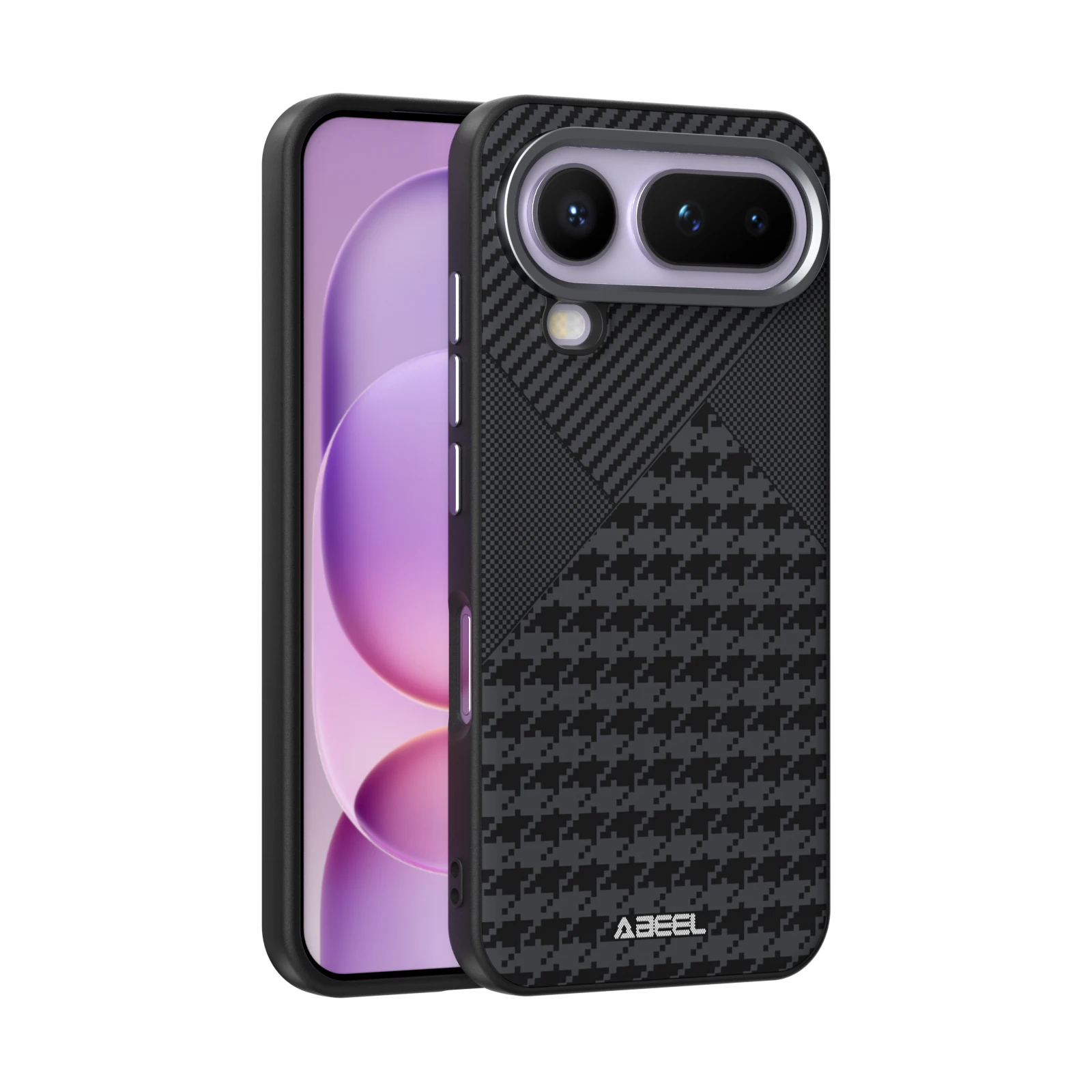 For Honor Magic 8 Pro Air Magsafes Wireless Charging Carbon Fiber grid Pattern Camera Protector Mobile Phone Cases Cover