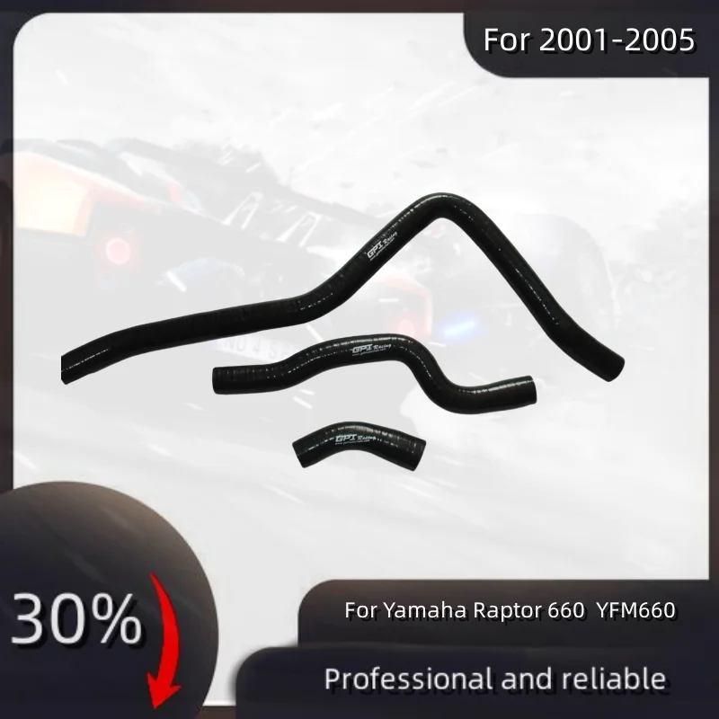 For 2001-2005 Yamaha Raptor 660  YFM660  YFM 660 Silicone Radiator Hose Pipe Tube Kit 2001 2002 2003 2004 2005