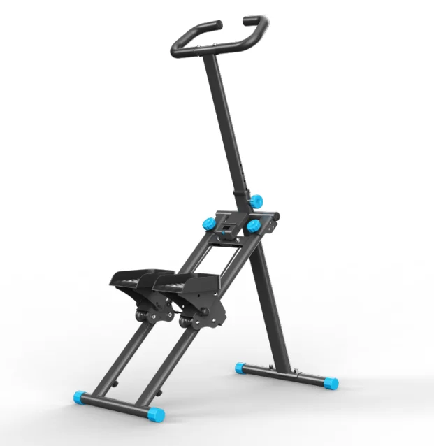 Foldable Multifunctional Stair Stepper Climbing Elliptical Trainer Indoor Home Full Body Cardio Workout Fitness Equipment