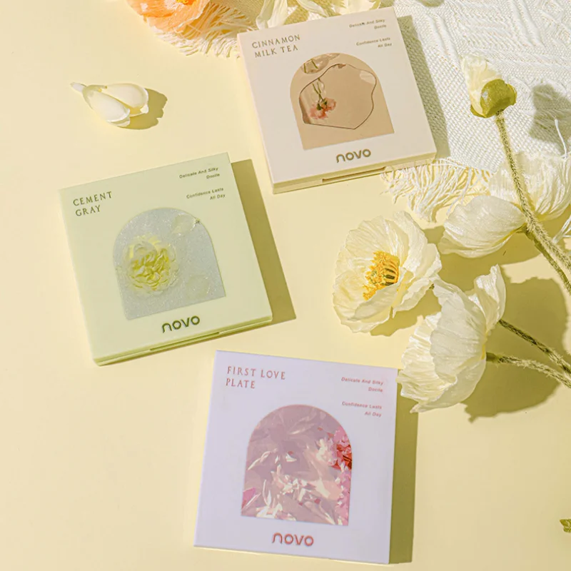 زهرة تعرف تسعة ألوان علبة ظلال العيون تسعة قصر شبكة ماتي اللؤلؤ الصيف الحليب الشاي الأرجواني الخوخ الوردي الطازجة المتخصصة #5