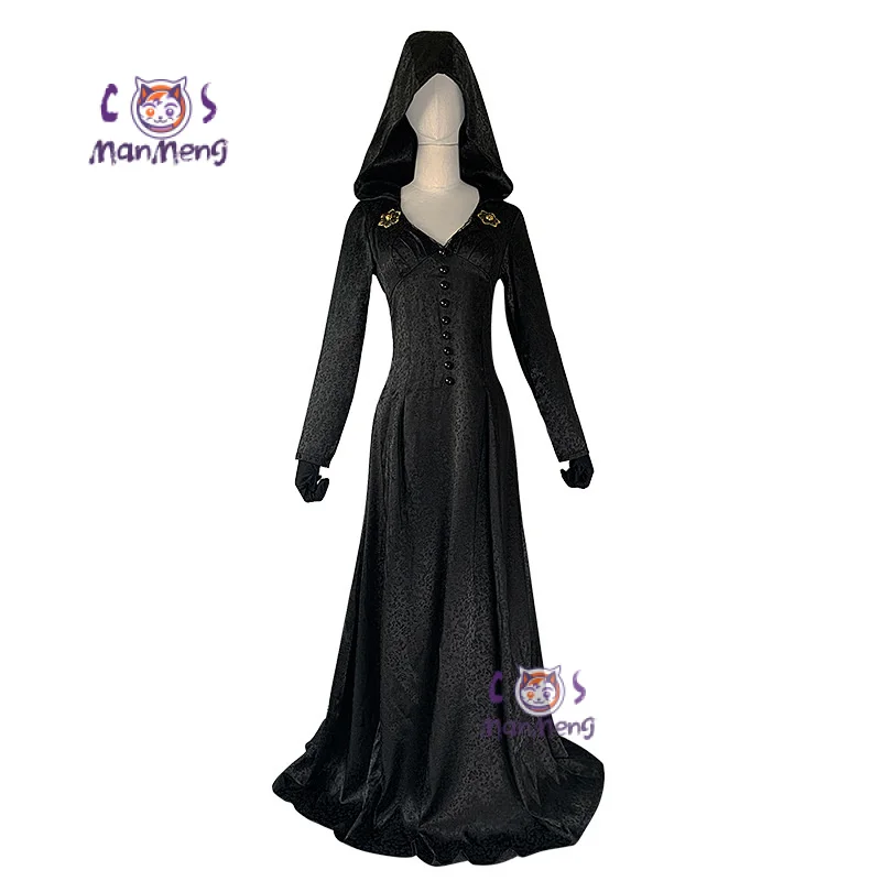 Roupa de aldeia residente daniela vampiro traje de halloween horror cosplay vestido feminino assustador carnaval vestido gótico mal para adulto