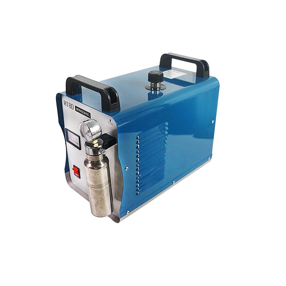 H180 Acrylic Flame Glass Metal Polishing Machine 95L Polisher Oxygen Hydrogen Generator for Jewellers and Silversmiths 500W