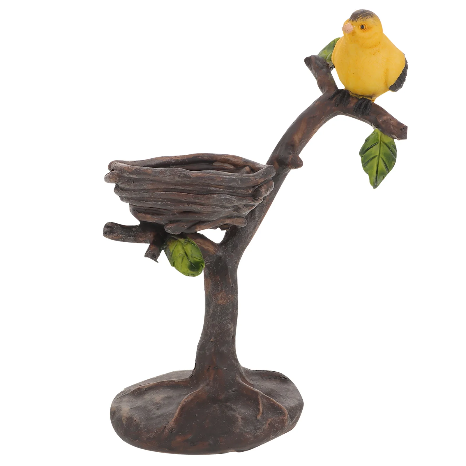 

Vintage Birdcage Holder Resin Tabletop Centerpiece Dark Brown Retro Candlestick Stand Wedding Holiday Home Decor Tea Light