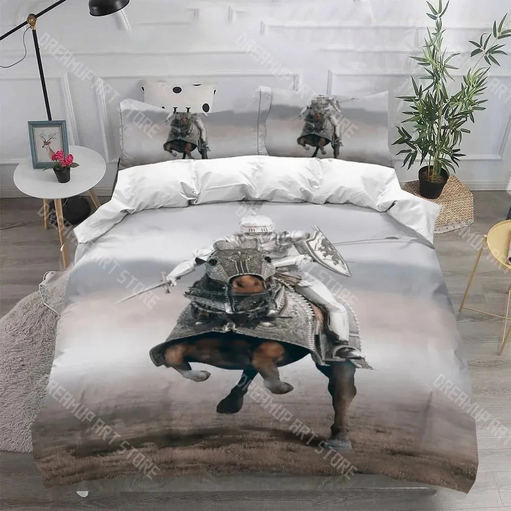 3D Printed Holy Knights Bedding Set for Boys Girls Duvet Cover Pillowcase Twin Queen King Full Single Double Sizes
