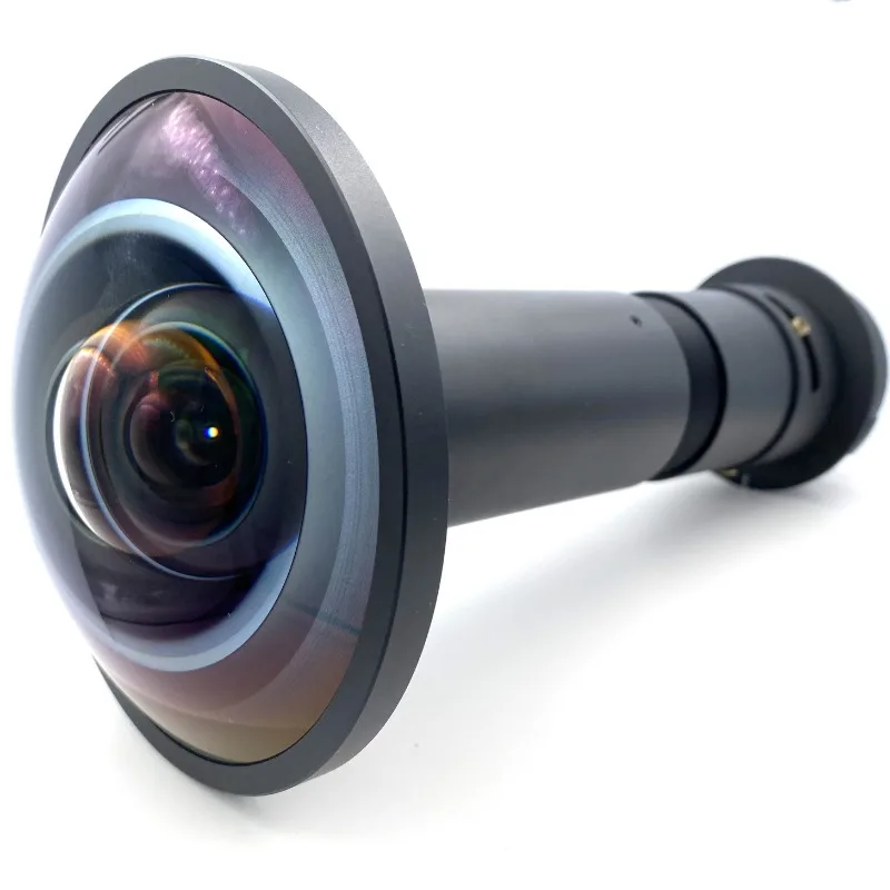 Fisheye Lens for Projector Custom Lens HD All-glass All-metal External 360 Degree