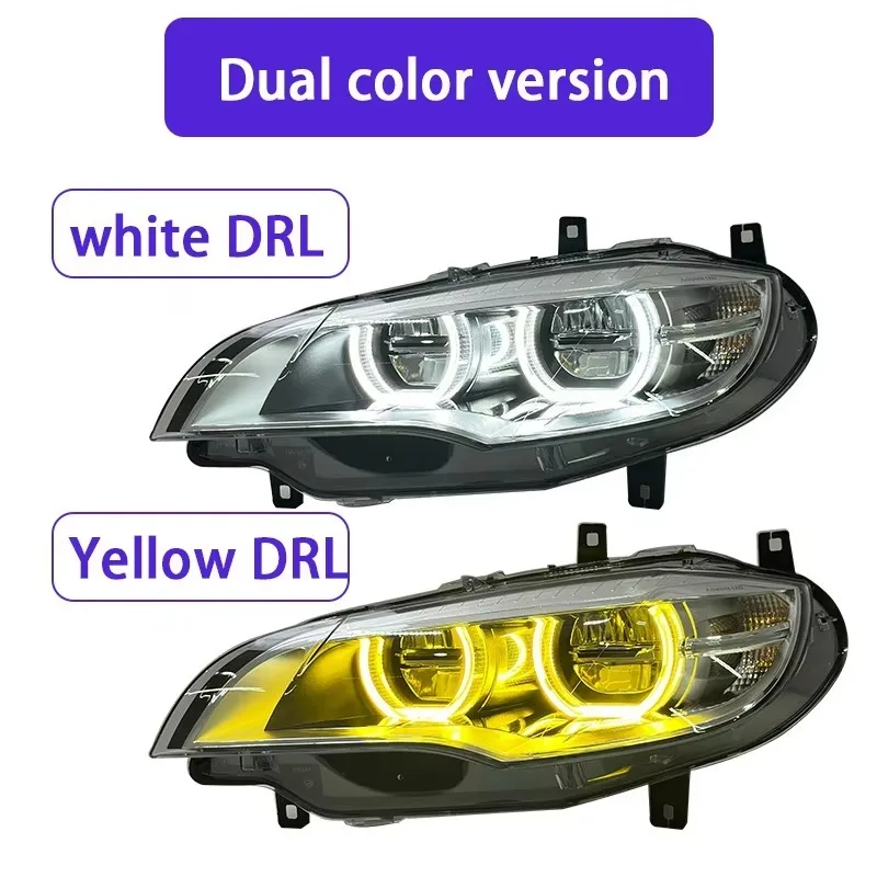 Old To New Facelift Headlight Modification, Yellow White Switchable DRL, 12V High Performance Daytime Running Lamp