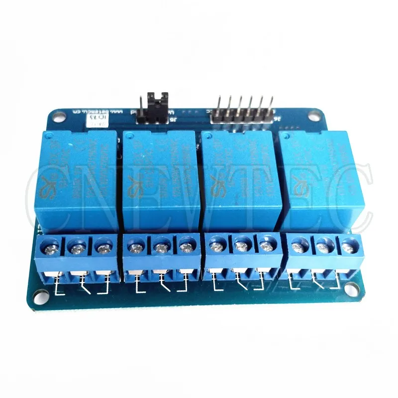 5V Low-level Trigger 4 Channel Relay Module Optocoupler Isolation PLC Control Drive Board Dropshipping