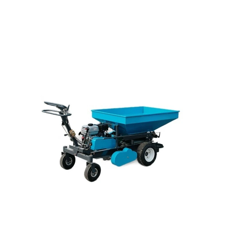 Self-propelled fertilizer spreader, agricultural forest manure spreader