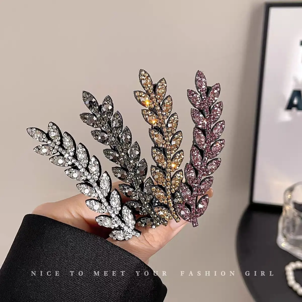 1-pz-fermaglio-per-capelli-a-becco-d'anatra-in-cristallo-premium-a-forma-di-spiga-di-grano-nuovo-2026-per-frangia-laterale-e-capelli-di-bambina-da-donna-di-alta-gamma