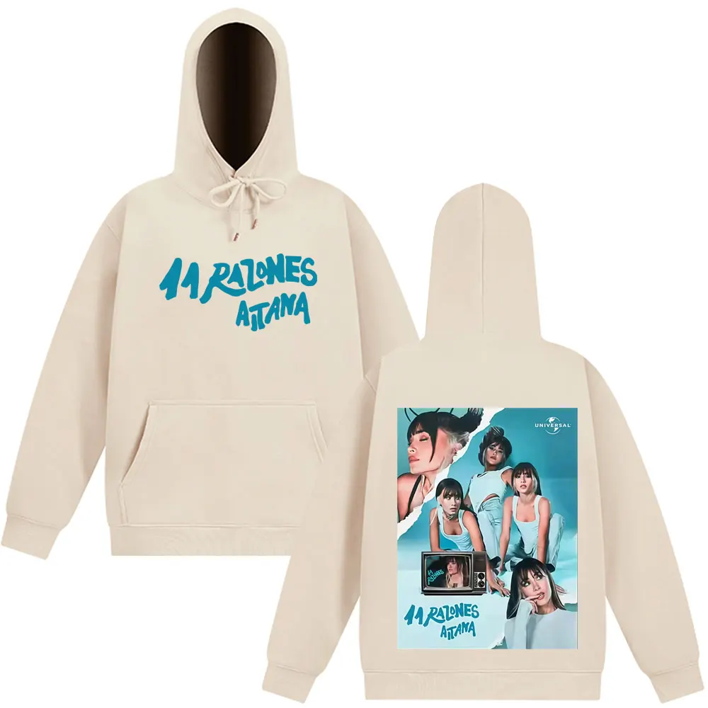 นักร้องAitana Ocana Tour 2025 กราฟิกHoodieผู้ชายเสื้อผ้าแฟชั่นผู้หญิงHoodiesแขนยาวVINTAGE Casual Hooded Sweatshirts