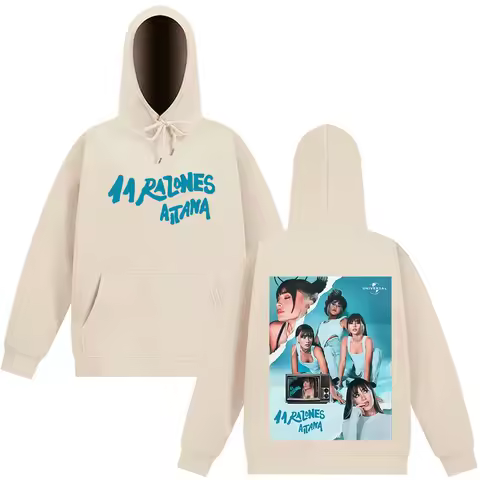 Singer Aitana Ocana Tour 2025 Graphic Hoodie Men's Women Fashion Clothing Hoodies Long-sleeved Vintage Casual Hooded Sweatshirts