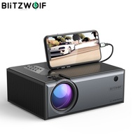 Blitzwolf BW-VP1 Pro LCD Projector 2800Lumens Phone Same Screen Version Support 1080P Input Audio Wireless Portable Home Theater