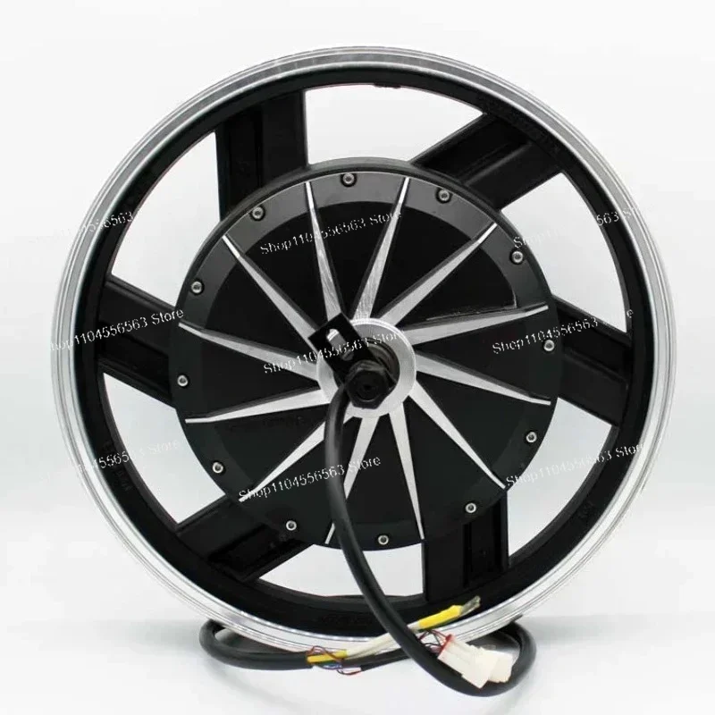 17 Inch 3000W 72V Hub Motor Conversion Kit Electric Drive Motor Accessory For Motorcycle And Electric Scooter Refit Parts