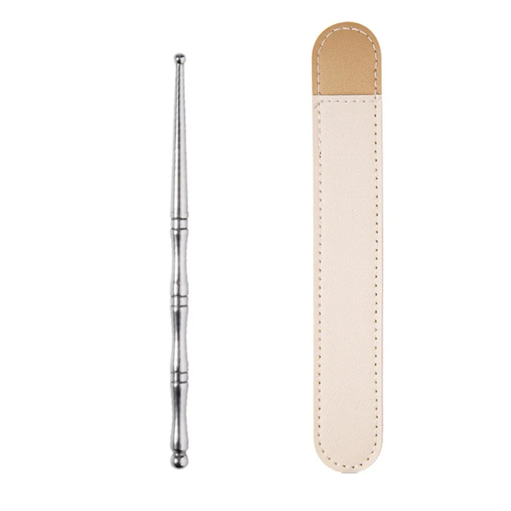 

Массажер для лица из нержавеющей стали с двойной головкой, антиэйдж-карандаш для точечного массажа, ручной инструмент для лифтинга