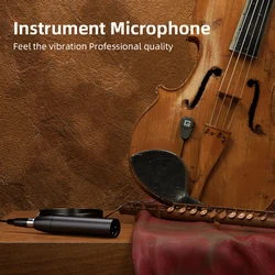 G-MARK GC411 Instrument Pickup Violin Viola Musical Instrument Microphone Cello Condenser Mics Omnidirectional Pickup 10M Wire