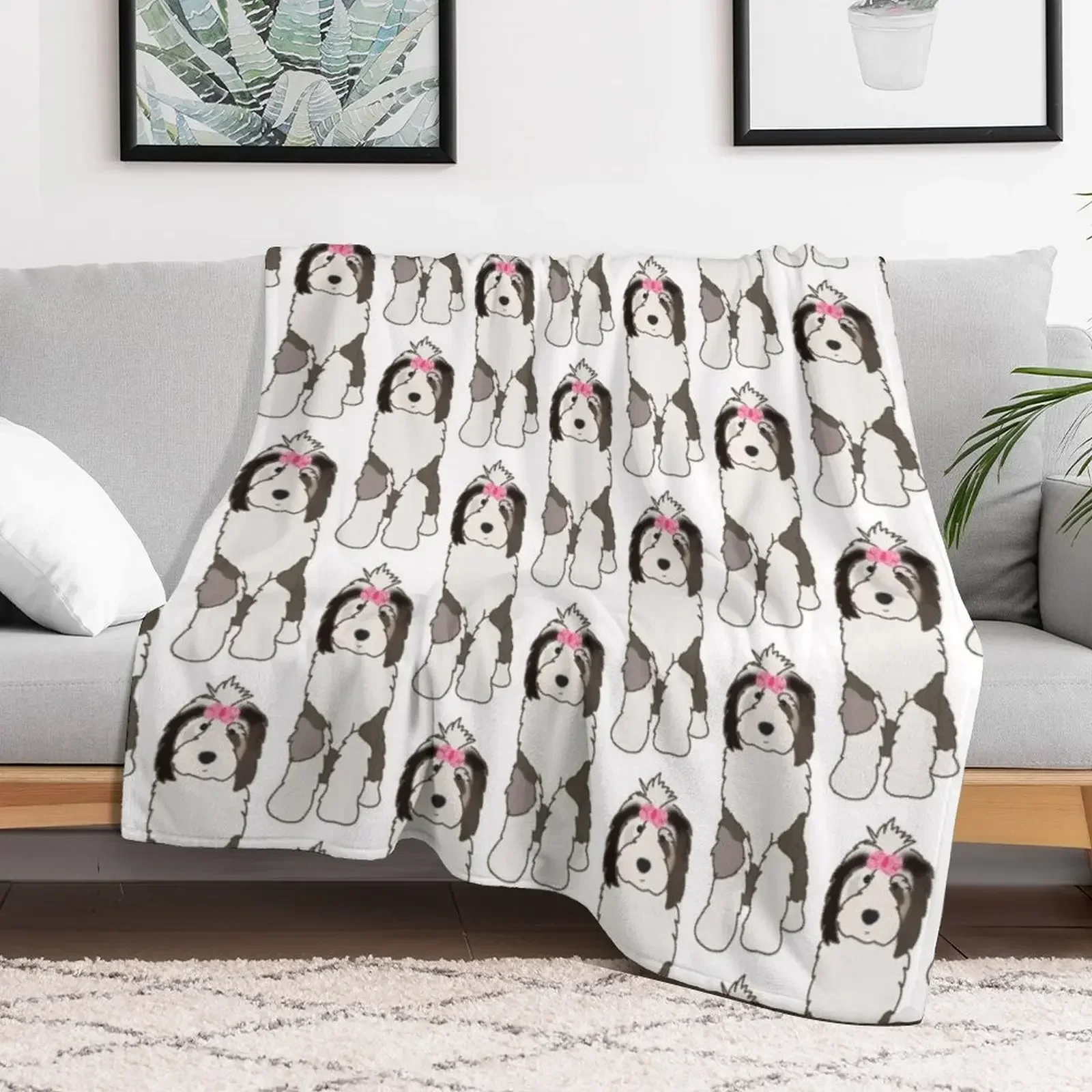

Одеяло Sheepadoodle 2, фланелевые тканевые одеяла для диванов, зимние одеяла