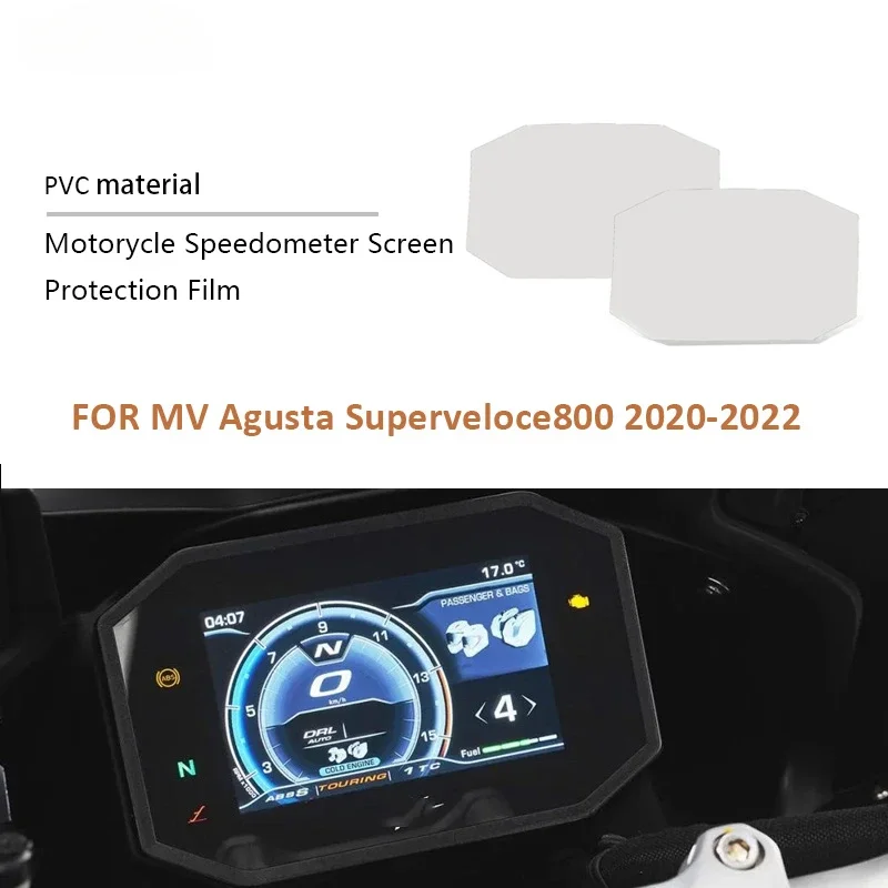 Motorcycle Dashboard Film Screen Stickers For MV Agusta Superveloce800 Superveloce 800 2020-2022 Speedometer Cluster Scratch
