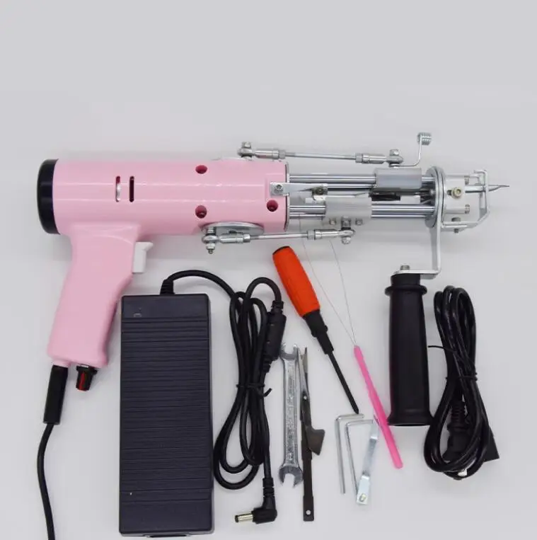 Tufting Gun New Silent Commercial Tufted Flat Loop Velvet Cutting Gun Electric Carpet Weaving Tool