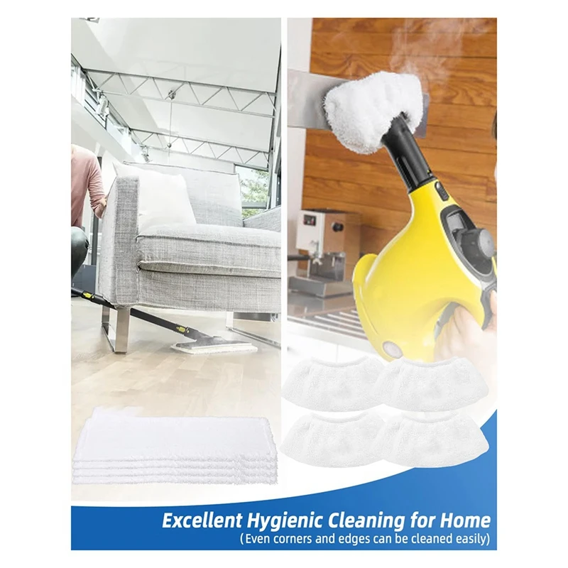 Microfibra Steam Cleaner Wipes, Steam Cleaner Acessório, Easy Fix, SC2, SC3, SC4, SC5
