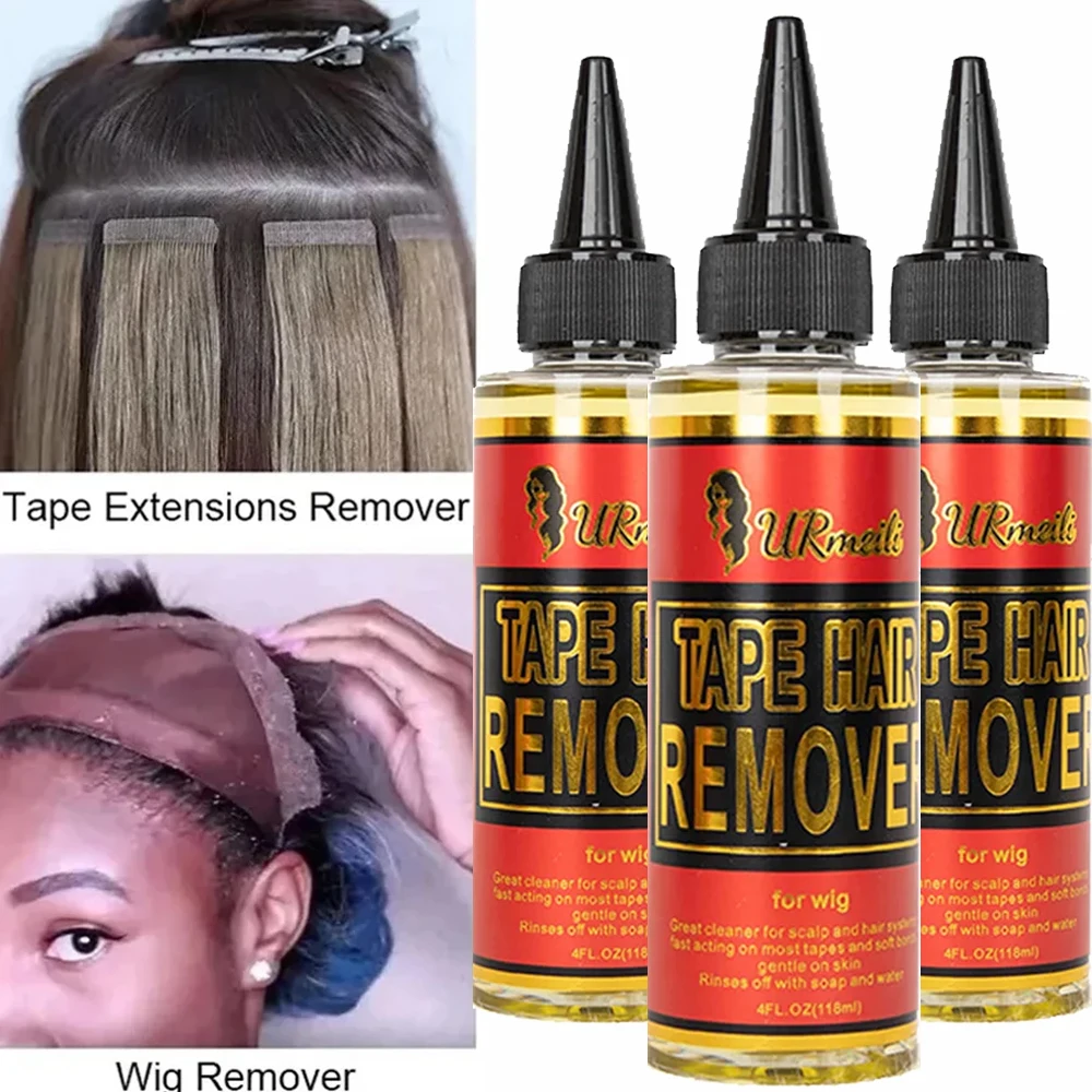 New Fast Acting Tape Wig Glue Remover, Hair Extensions Adhesive Remover &Glue Remover Safe Gentle For Lace Wigs